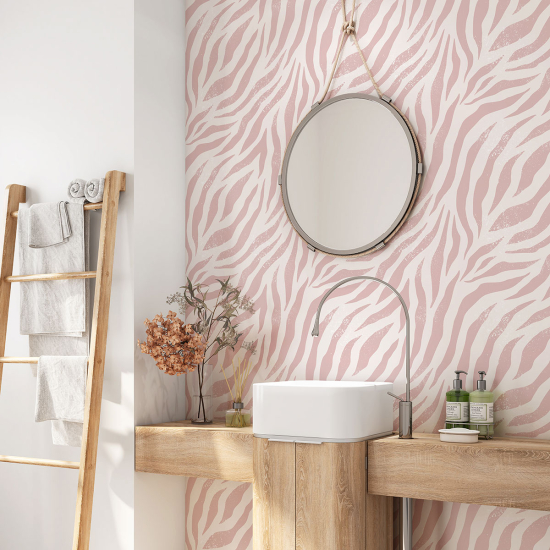 Alzatina adesiva per bagno - Motivo Zebrato