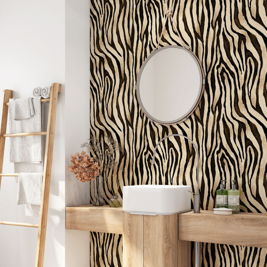 Alzatina adesiva per bagno - Motivo Zebrato