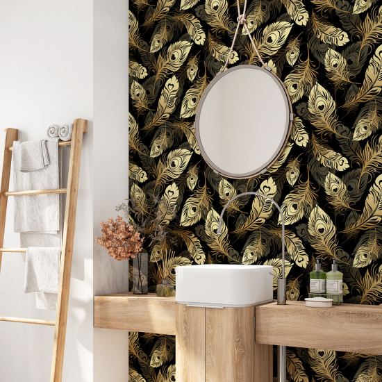 Alzatina adesiva per bagno - Piume