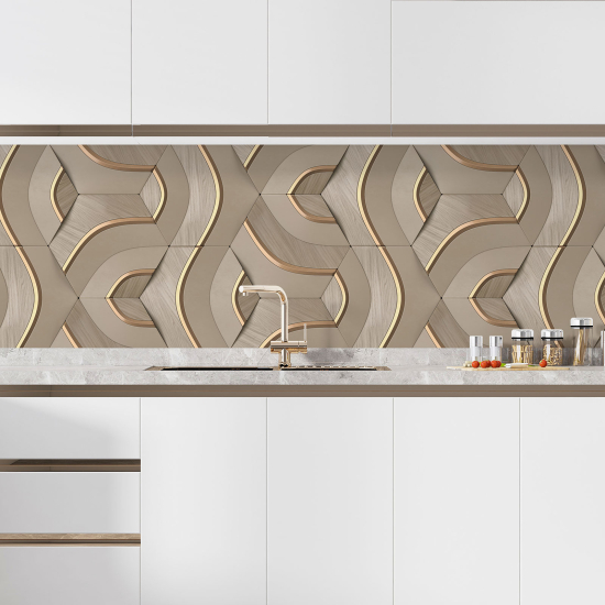 Alzatina adesiva per cucina - Design