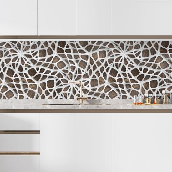 Alzatina adesiva per cucina - Design Effetto 3D