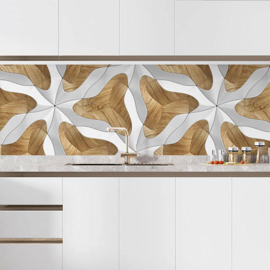 Alzatina adesiva per cucina - Design Effetto 3D