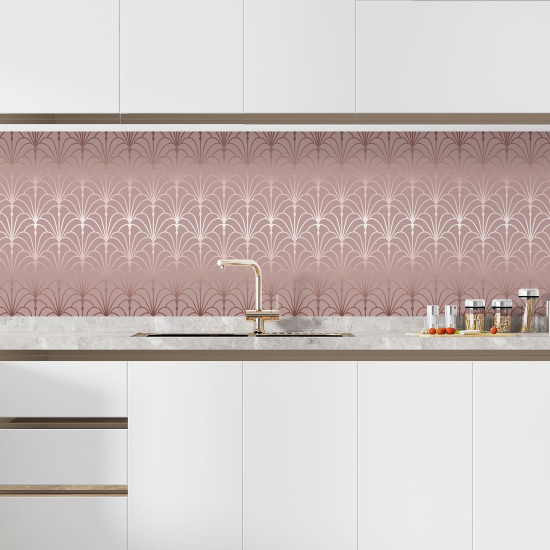 Alzatina adesiva per cucina - Motivo elegante