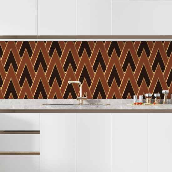 Alzatina adesiva per cucina - Motivo geometrico