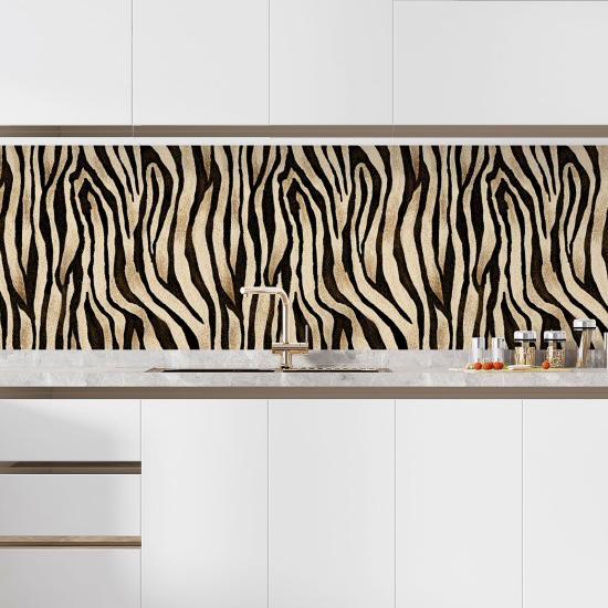 Alzatina adesiva per cucina - Motivo Leopardo