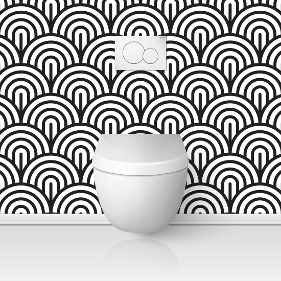 Alzatina adesiva per WC - Design
