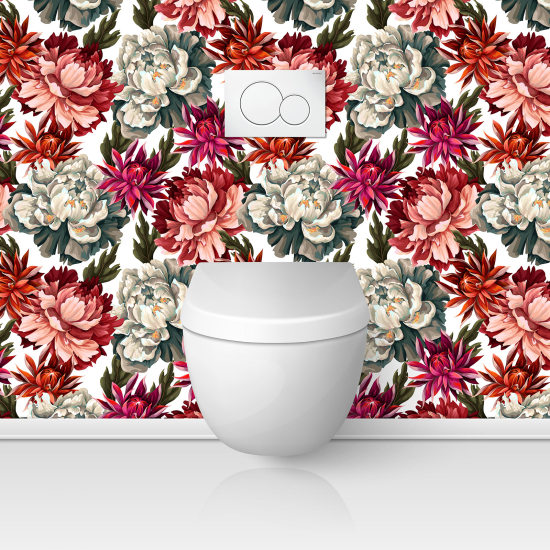 Alzatina adesiva per WC - Fiori