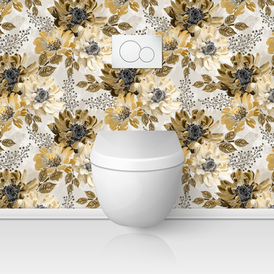 Alzatina adesiva per WC - Fiori