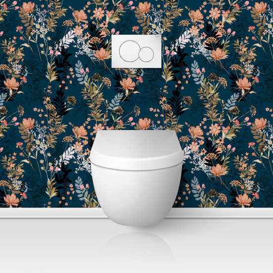 Alzatina adesiva per WC - Fiori
