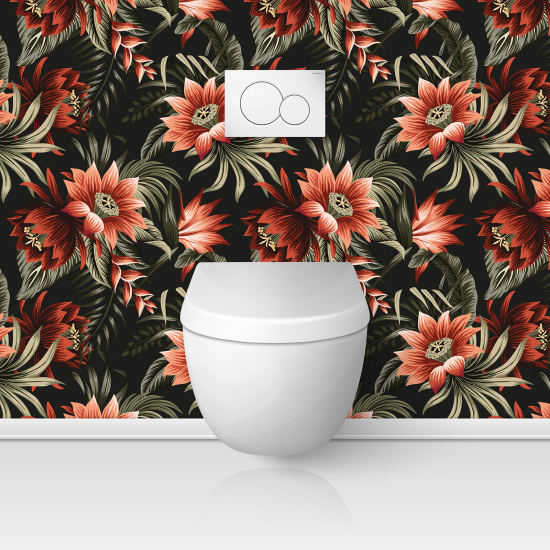 Alzatina adesiva per WC - Fiori