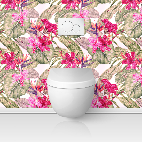 Alzatina adesiva per WC - Fiori