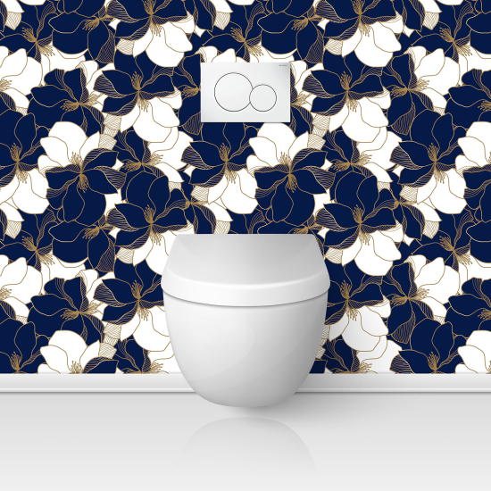 Alzatina adesiva per WC - Fiori
