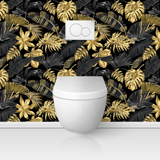 Alzatina adesiva per WC - Fiori tropicali