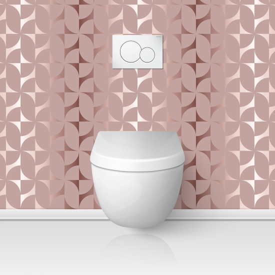 Alzatina adesiva per WC - Motivo elegante