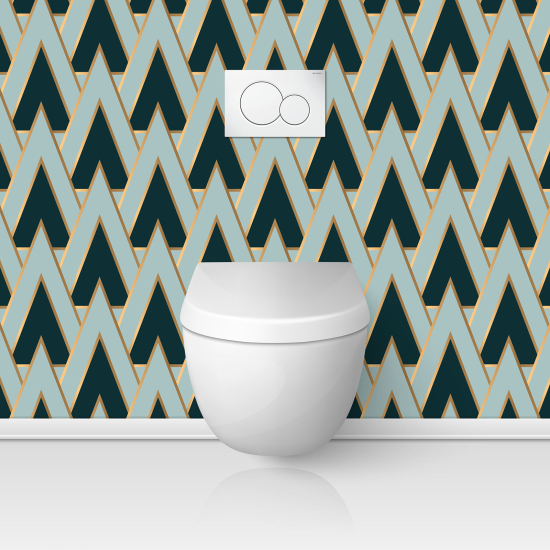 Alzatina adesiva per WC - Motivo elegante