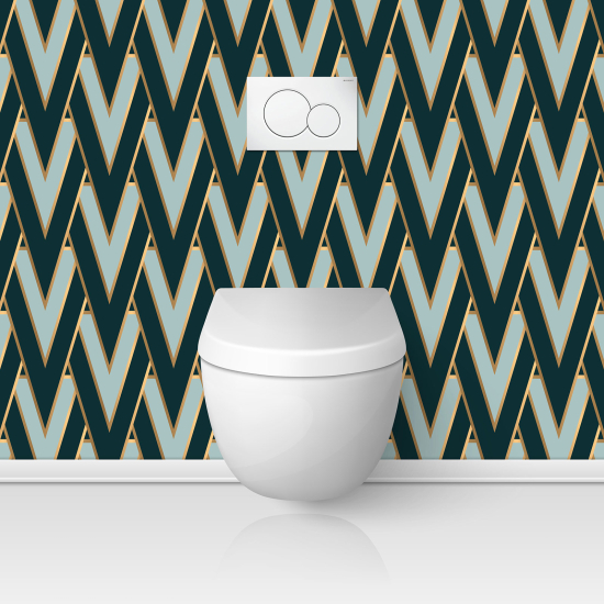 Alzatina adesiva per WC - Motivo elegante