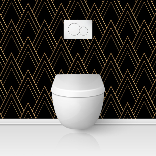 Alzatina adesiva per WC - Motivo elegante