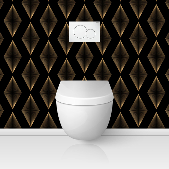 Alzatina adesiva per WC - Motivo elegante
