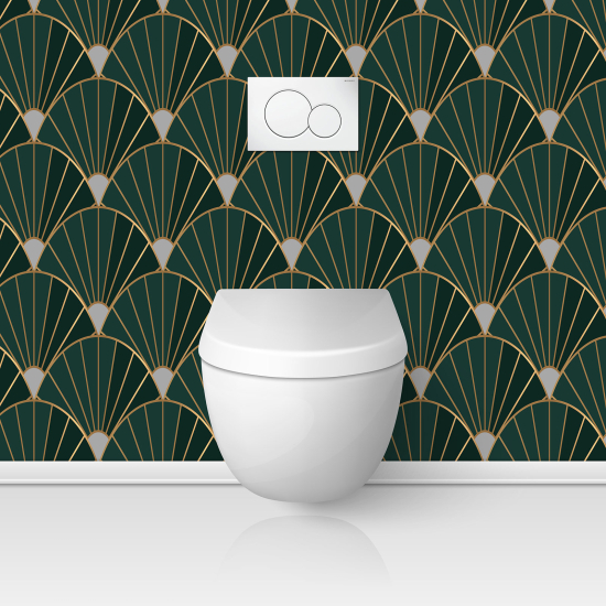 Alzatina adesiva per WC - Motivo elegante