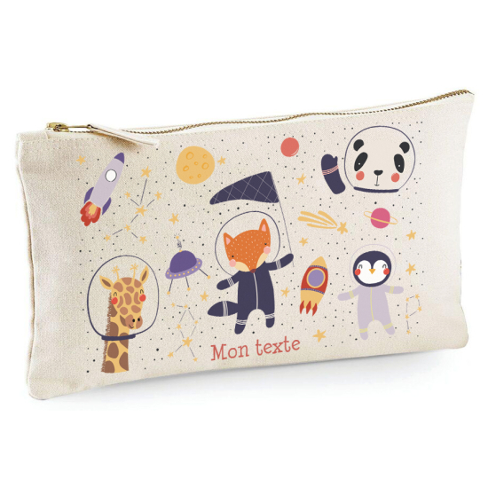 Astuccio personalizzato - Animali astronauti