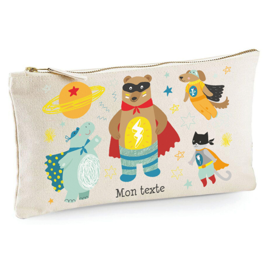 Astuccio personalizzato - Animali supereroi