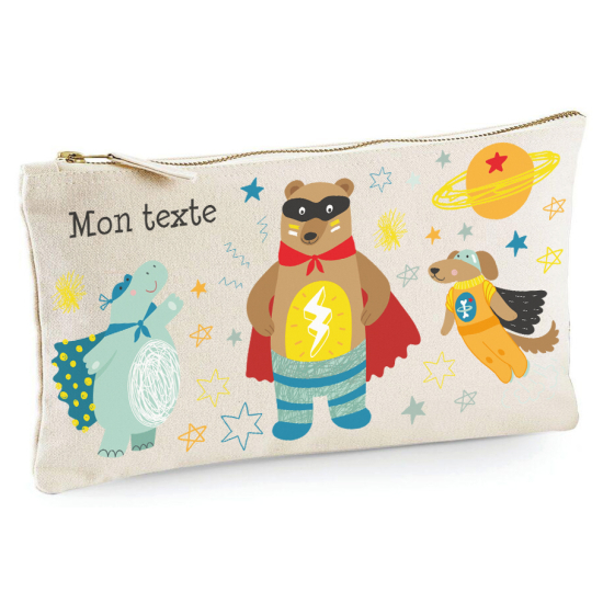 Astuccio personalizzato - Animali supereroi