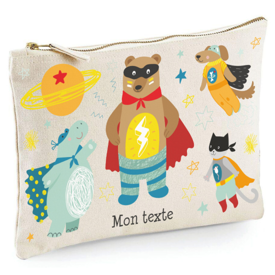 Astuccio personalizzato - Animali Supereroi