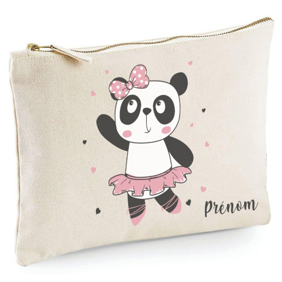 Astuccio personalizzato - Ballerina panda