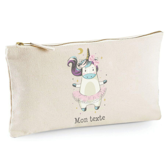 Astuccio personalizzato - Ballerina unicorno