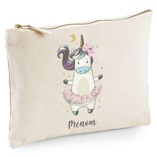 Astuccio personalizzato - Ballerina unicorno
