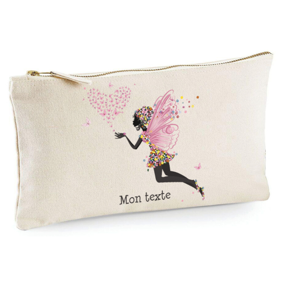 Astuccio personalizzato - Fata cuori farfalle
