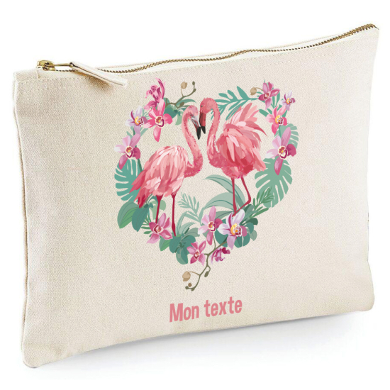 Astuccio personalizzato - Fenicotteri Rosa Cuori