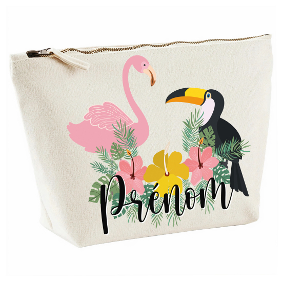 Astuccio personalizzato - Fenicottero rosa tucano