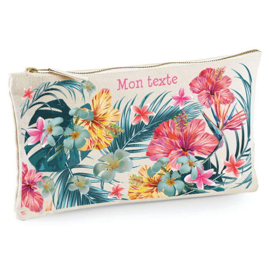 Astuccio personalizzato - Fiori tropicali