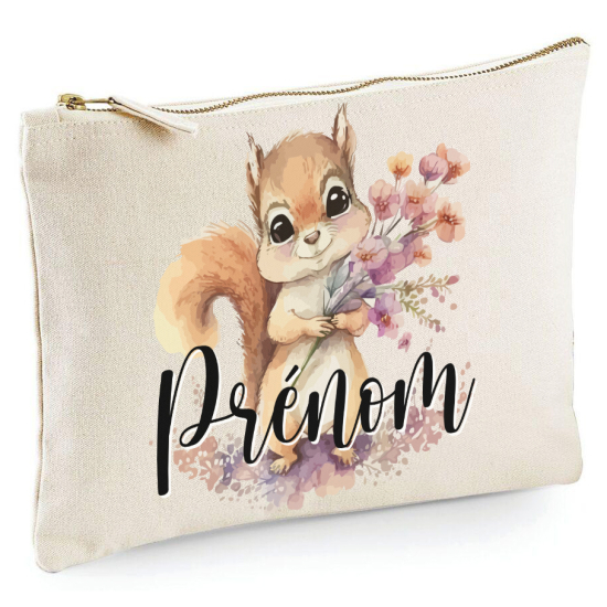 Astuccio personalizzato - Nome Scoiattolo