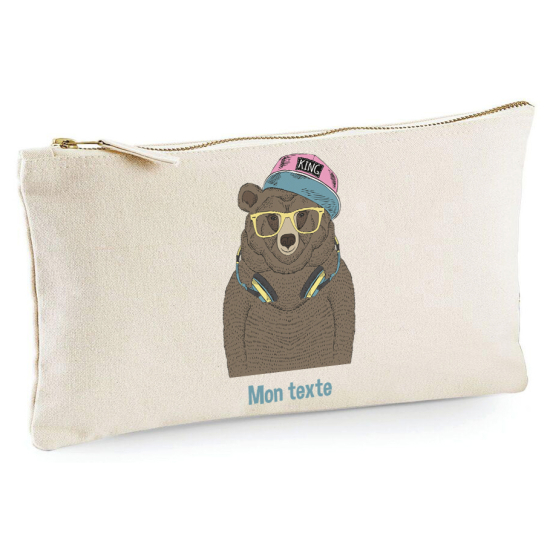Astuccio personalizzato - Orso stiloso