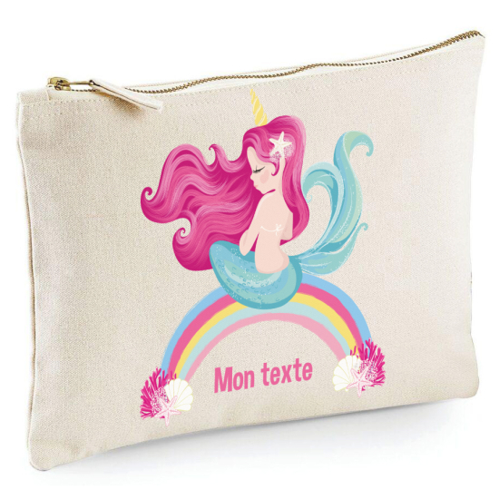 Astuccio personalizzato - Sirena Arcobaleno