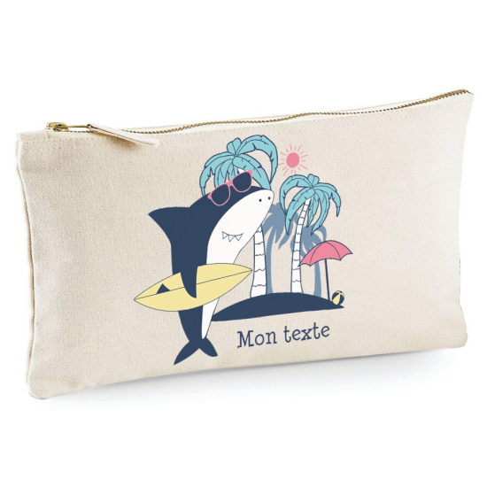 Astuccio personalizzato - Squalo surfista