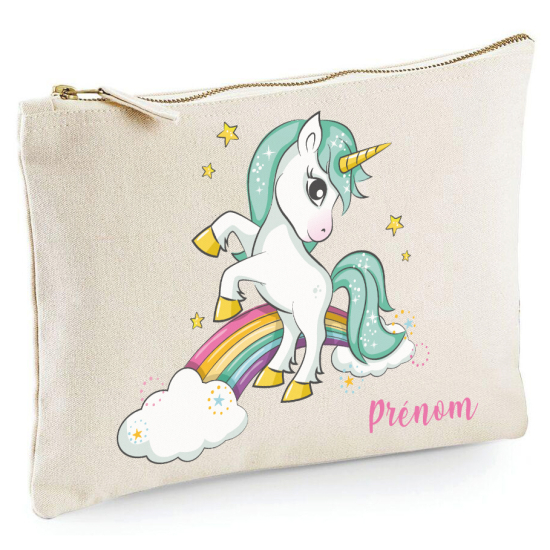 Astuccio personalizzato - Unicorno arcobaleno