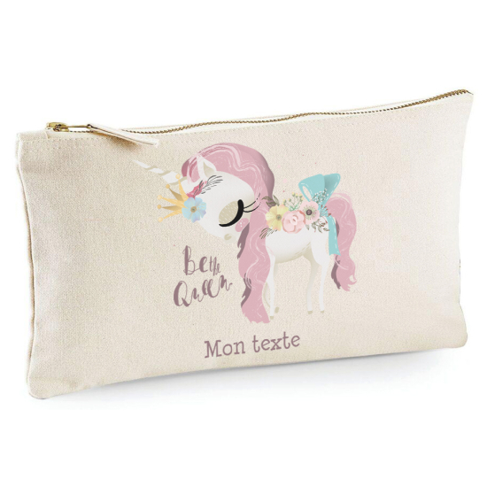 Astuccio personalizzato - Unicorno sia la regina