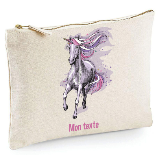 Astuccio personalizzato - Unicorno Viola