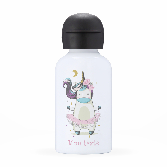 Borraccia isotermica personalizzata per bambini - Ballerina unicorno