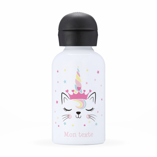 Borraccia isotermica personalizzata per bambini - Gatto unicorno