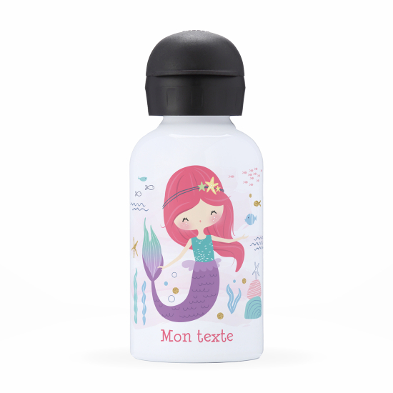 Borraccia isotermica personalizzata per bambini - Sirena oceano