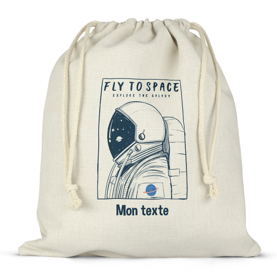 Borsa con coulisse personalizzata - Astronauta