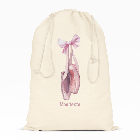 Borsa con coulisse personalizzata - Ballerine