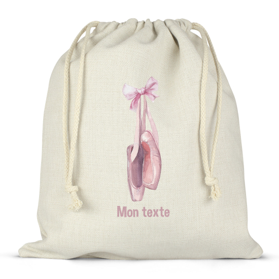 Borsa con coulisse personalizzata - Ballerine danzatrice