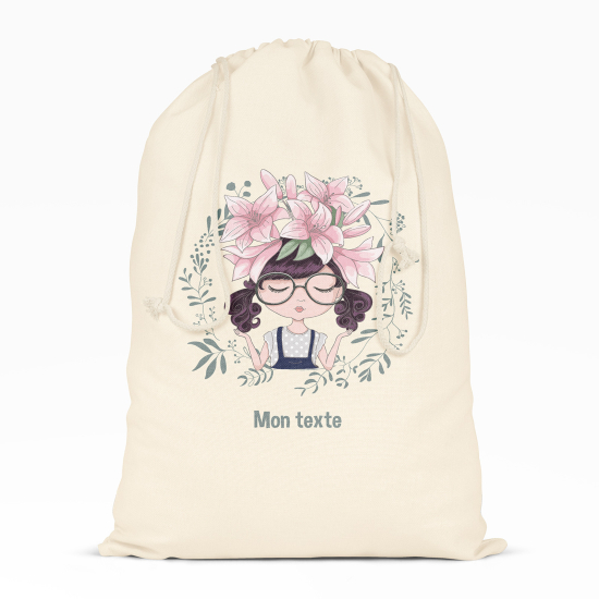 Borsa con coulisse personalizzata - Bambina