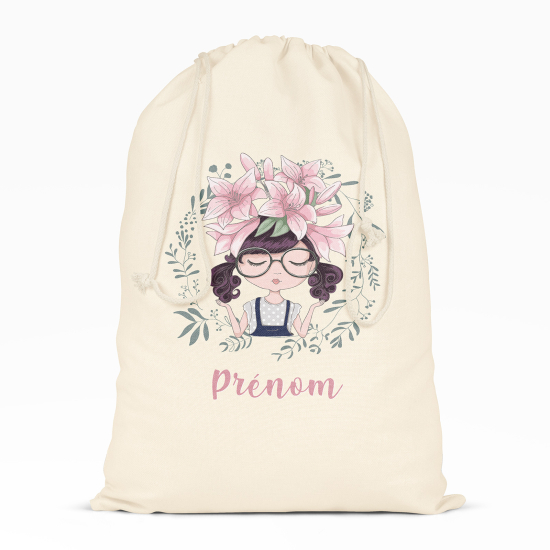 Borsa con coulisse personalizzata - Bambina