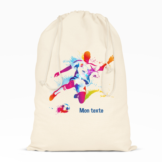Borsa con coulisse personalizzata - Calciatore